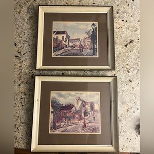 Cottagecore Parisian Framed Art